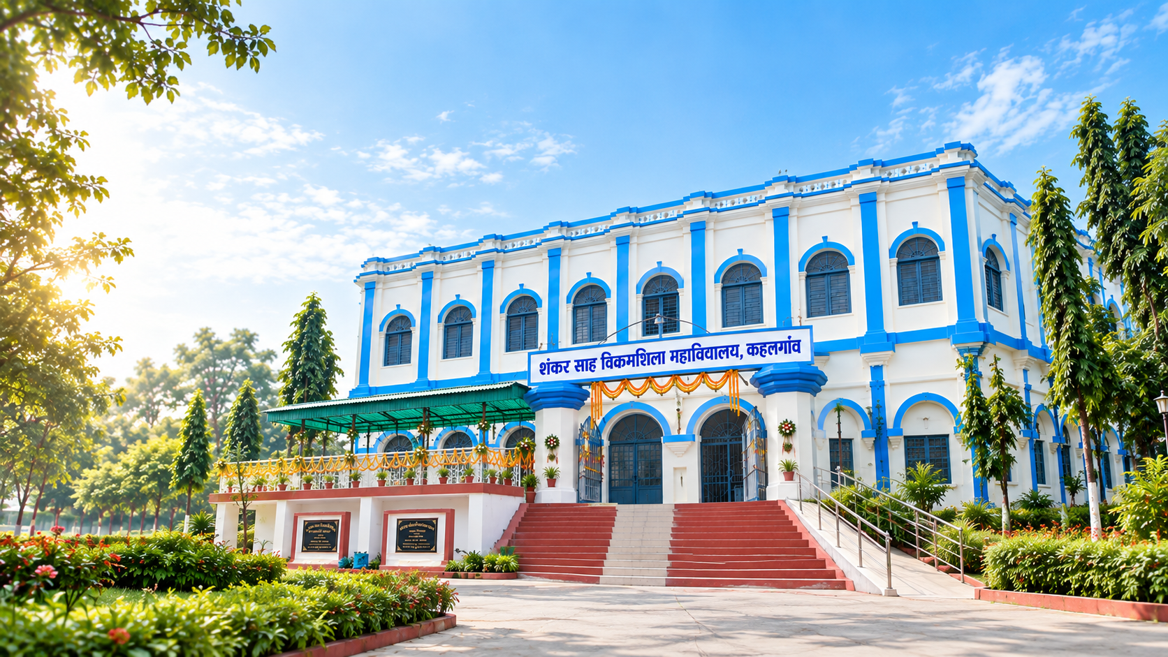 Main building of Shankar Sah Vikramshila Mahavidyalay, Kahalgaon